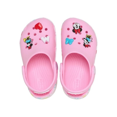 Sandália Crocs Mickey and Friends Minnie Classic Clog T Multi - Unissex - Foto 5