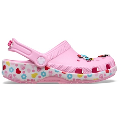 Sandália Crocs Mickey and Friends Minnie Classic Clog K Multi - Unissex - Foto 1
