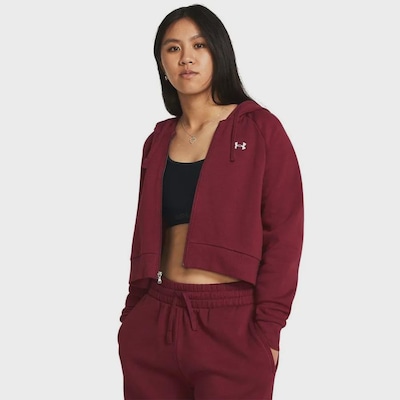 Blusão de Moletom Under Armour Rival Fleece Crop - Feminino - Foto 1