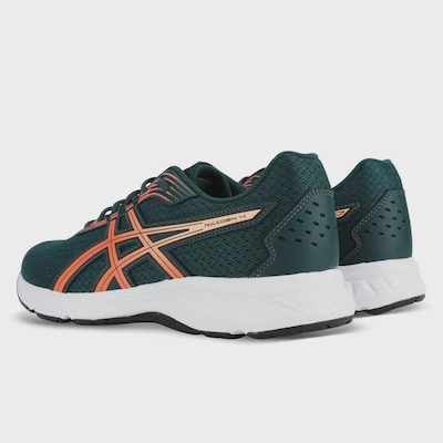 Tênis Asics Raiden 4 - Masculino - Verde/Preto - ASICS - Masculino - Foto 4