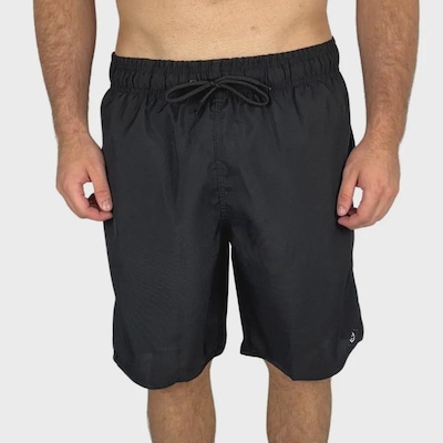Bermuda Shorts Surftrip Liso Plus Size - Masculina - Foto 1