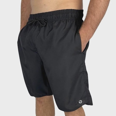 Bermuda Shorts Surftrip Liso Plus Size - Masculina - Foto 3