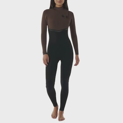 Long John Rip Curl E Bomb E7 3/2mm Zip Free - Feminino - Foto 1