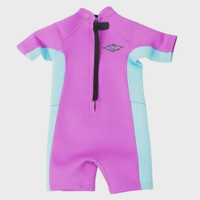 Short John Rip Curl Omega Back Zip 1.5mm - Infantil - Foto 2