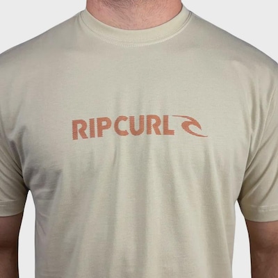 Camiseta Rip Curl New Icon Sphere Vintage White - Masculina - Foto 2