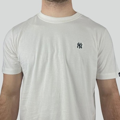 Camiseta New Era Mini Bordado Neyyan Off White - Masculina - Foto 2