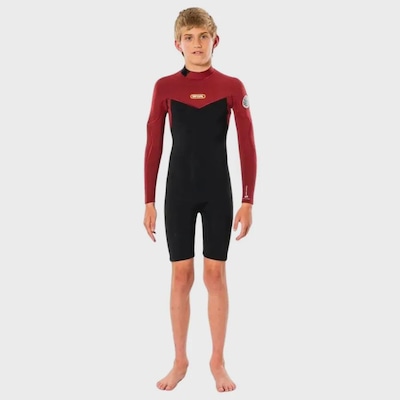 Short John Rip Curl Dawn Patrol 2mm - Infantil - Foto 1