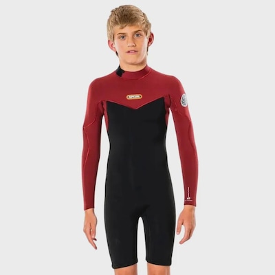 Short John Rip Curl Dawn Patrol 2mm - Infantil - Foto 3