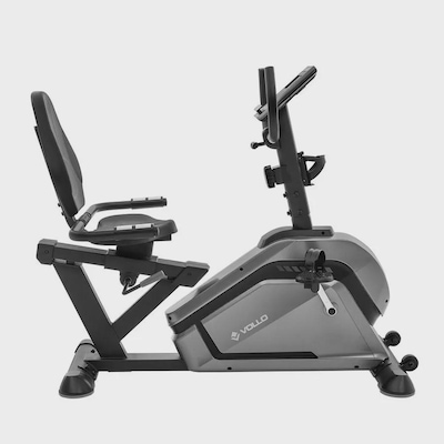 Bicicleta Ergométrica Vollo Horizontal Magnética Semiprofissional - Foto 2