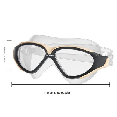 Máscara de Natação Gold Sports Vulcan Confort 11.0 High Definition - Adulto - Foto 2