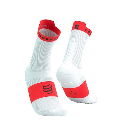 Meia de Compressão Compressport Cano Médio para Corrida V4 - Adulto - Foto 1