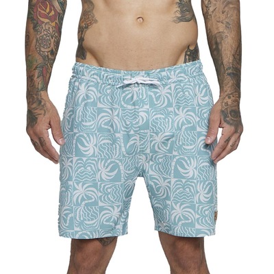 Bermuda RVCA Exotica Elastic 18" SM25 - Masculina - Foto 1