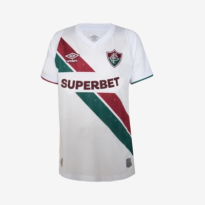 Camisa do Fluminense Of. 2 2024 Umbro - Infantil - Foto 1