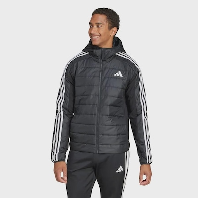Jaqueta Híbrida adidas Isolamento Essentials Três Listras - Masculina - Foto 2