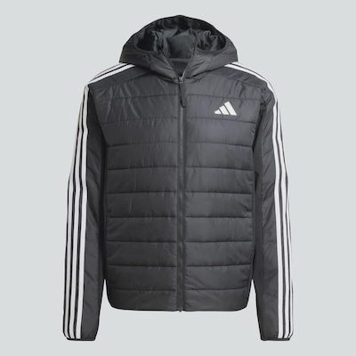 Jaqueta Híbrida adidas Isolamento Essentials Três Listras - Masculina - Foto 3