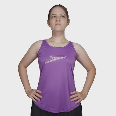 Camiseta Regata Speedo Identity - Feminina - Foto 1