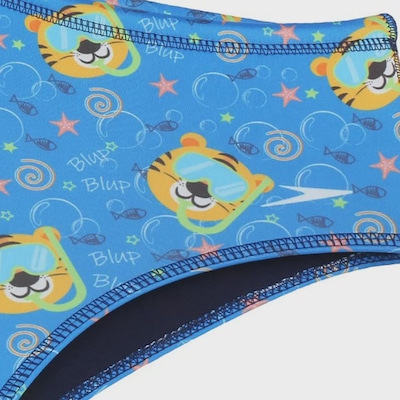 Sunga Speedo Tiger Under The Sea Tigre - Infantil - Foto 3