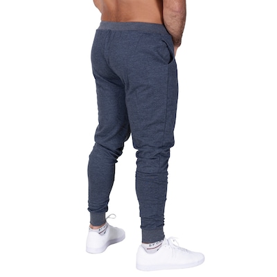 Calça Esportiva Plus Size Moletom Com Bolso Lisa Casual - Unissex - Foto 4