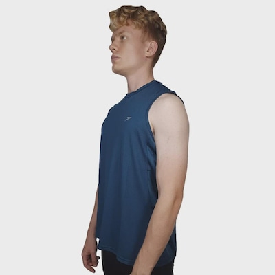 Camiseta Regata Speedo Machão Track Poliamida - Masculina - Foto 2