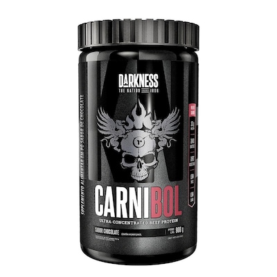 Beef Protein Ultra Concentrado Darkness Carnibol Chocolate 900g - Foto 1