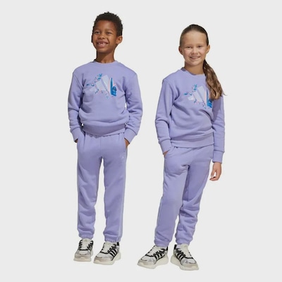 Conjunto Jogger adidas X Disney Lilo And Stitch - Infantil - Foto 3