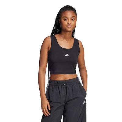 Camiseta Regata adidas Lifestyle Essentials Small Logo - Feminina - Foto 1