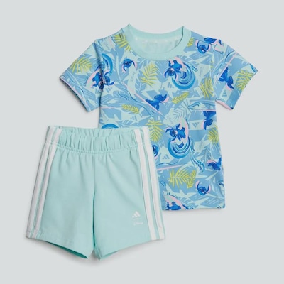 Conjunto adidas X Disney Lilo & Stitch - Infantil - Foto 3