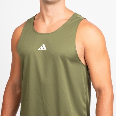 Camiseta Regata adidas Treino Básica - Masculina - Foto 3