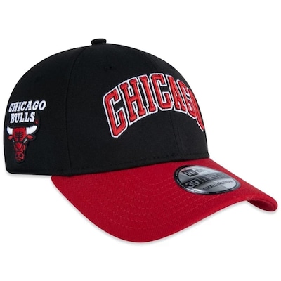 Boné New Era 3930 Chicago Bulls Core - Stretch Fit - Masculino - Foto 3