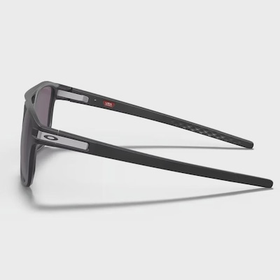 Óculos de Sol Unissex Oakley Latch Beta Matte Black Prizm Grey - Foto 4
