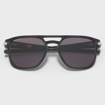 Óculos de Sol Unissex Oakley Latch Beta Matte Black Prizm Grey - Foto 5