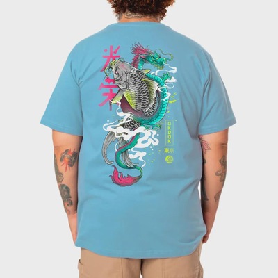 Camiseta Big Okdok Artistic Large Koi Fish - Masculina - Foto 1