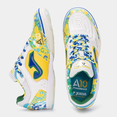 Chuteira Futsal Joma Top Flex Amandinha - Adulto - Foto 3