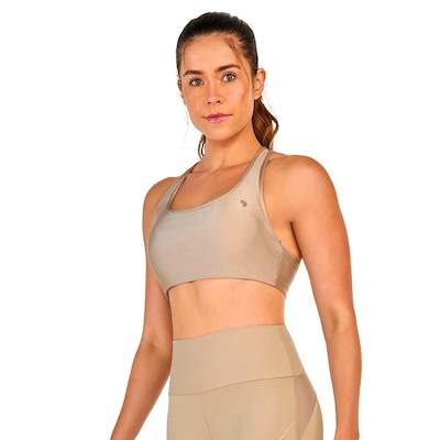 Top Alto Giro Eterno Shine - Feminino - Foto 3