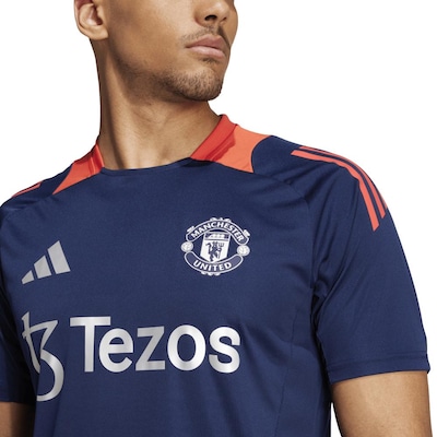 Camisa Manchester United Treino adidas - Masculina - Foto 3