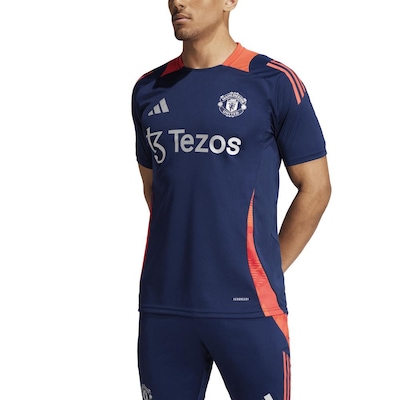 Camisa Manchester United Treino adidas - Masculina - Foto 4