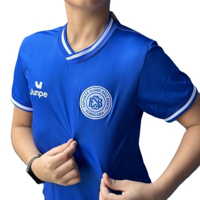 Camisa São Bento I Junpe 2025 Royal - Infantil - Foto 3