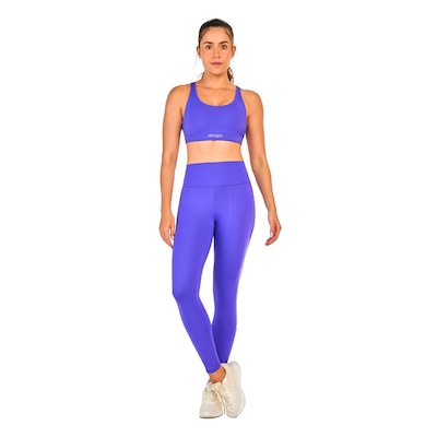 Calça Legging Alto Giro Elástico Personalizado - Feminina - Foto 1