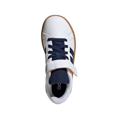 Tênis Adidas Grand Court 2.0 - Infantil - Foto 5