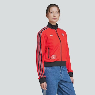Jaqueta do CRF Flamengo adidas ICON TT W - Feminina - Foto 5