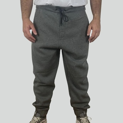 Calça Hd Moletom Plus Size - Masculina - Foto 3