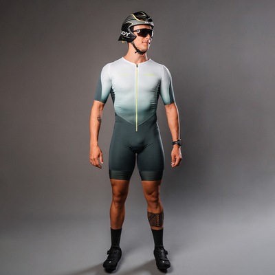 Macaquinho Triathlon C/ Manga Woom Carbon Storm Fusion I - Masculino - Foto 1