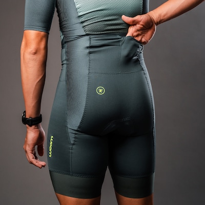 Macaquinho Triathlon C/ Manga Woom Carbon Storm Fusion I - Masculino - Foto 3