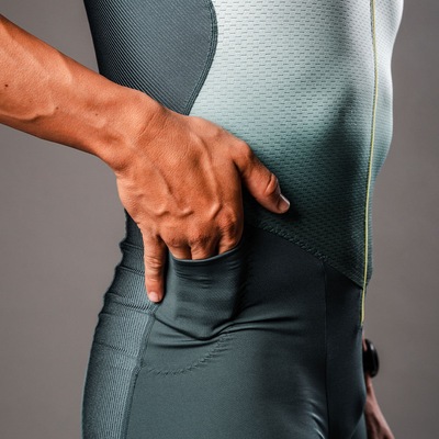 Macaquinho Triathlon C/ Manga Woom Carbon Storm Fusion I - Masculino - Foto 4