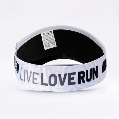 Kit de Corrida Viseira Hupi Live Love Run + Meia (Tamanho 36-42 ) - Unissex - Foto 2