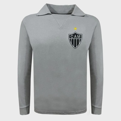 Camiseta Manga Longa do Atlético Mineiro 1980's Goleiro Liga Retro - Masculina - Foto 1