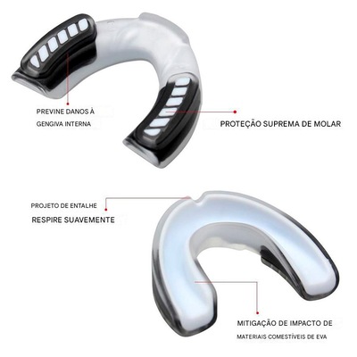 Protetor Bucal Gold Sports Profissional Fit Iii com Caixa - Foto 2