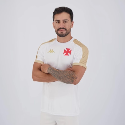 Camisa do Vasco Kappa Supporter Gold - Masculina - Foto 3