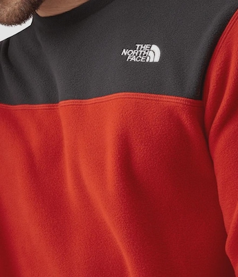 Blusão sem Capuz Fleece The North Face TKA Glacier Crew - Masculino - Foto 3