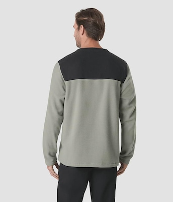 Blusão sem Capuz Fleece The North Face TKA Glacier Crew - Masculino - Foto 2